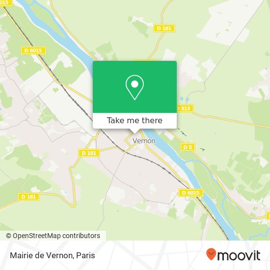 Mapa Mairie de Vernon