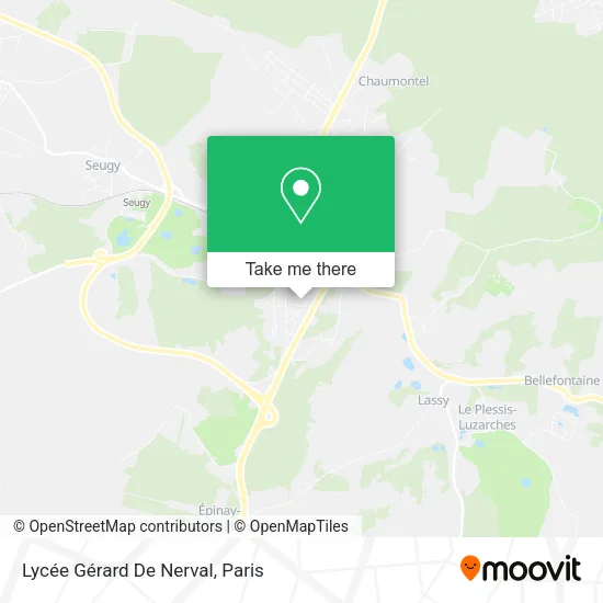 Mapa Lycée Gérard De Nerval