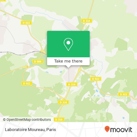 Mapa Laboratoire Moureau