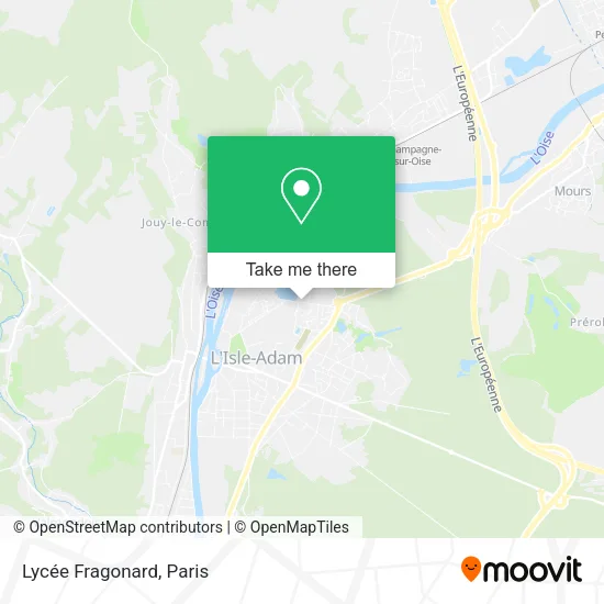 Lycée Fragonard map