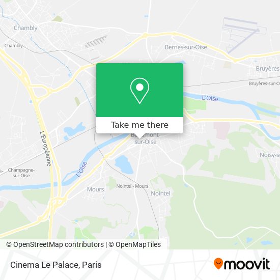 Cinema Le Palace map