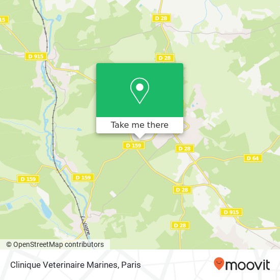 Clinique Veterinaire Marines map