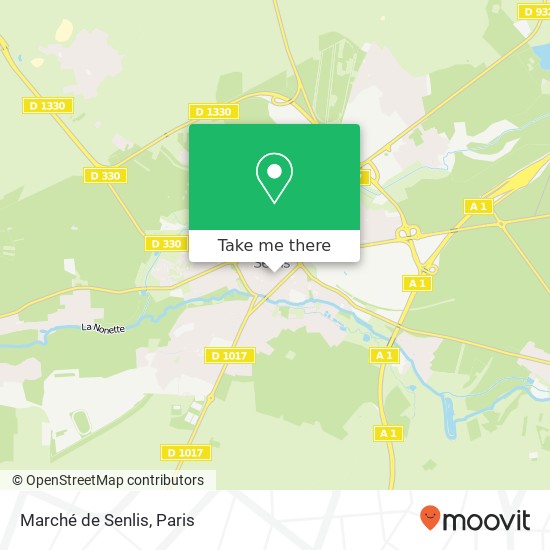 Marché de Senlis map