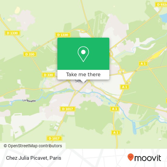 Chez Julia Picavet map
