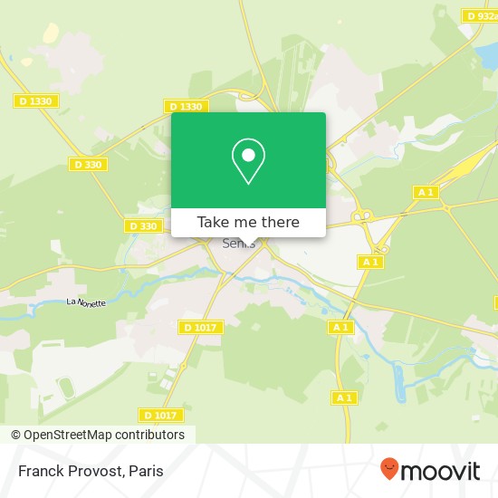 Franck Provost map