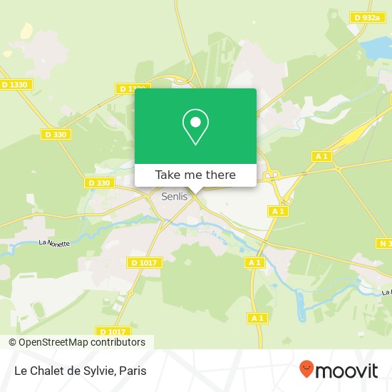 Le Chalet de Sylvie map