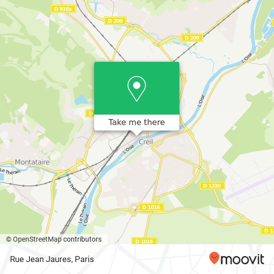 Mapa Rue Jean Jaures