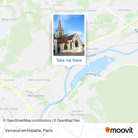 Verneuil-en-Halatte map