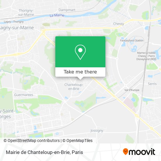 Mapa Mairie de Chanteloup-en-Brie