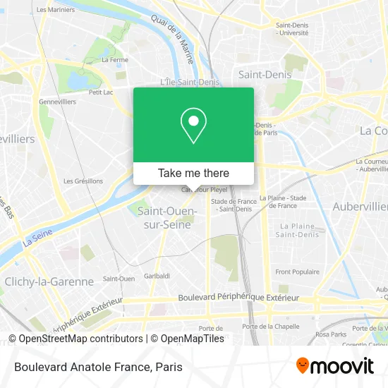 Boulevard Anatole France map