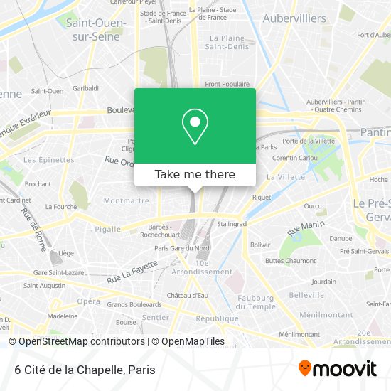 6 Cité de la Chapelle map