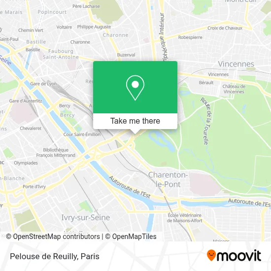 Pelouse de Reuilly map