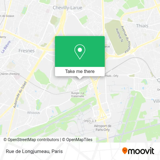 Rue de Longjumeau map