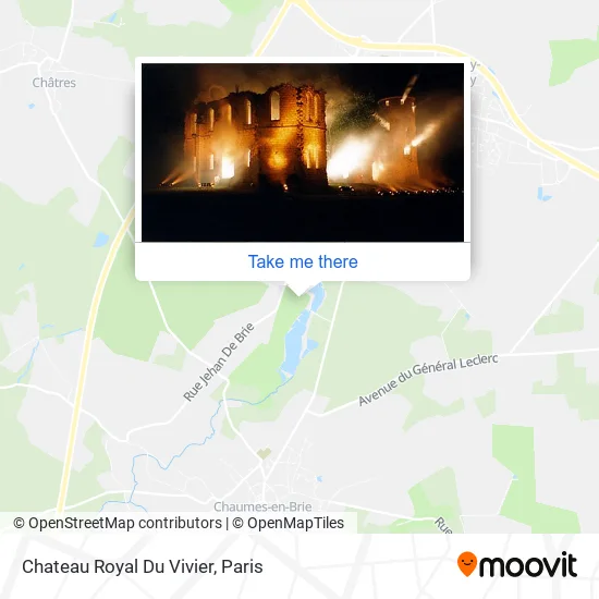 Chateau Royal Du Vivier map