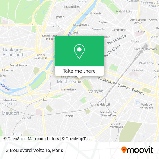 3 Boulevard Voltaire map