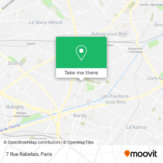 7 Rue Rabelais map