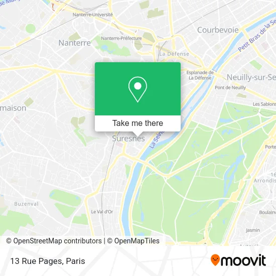 13 Rue Pages map