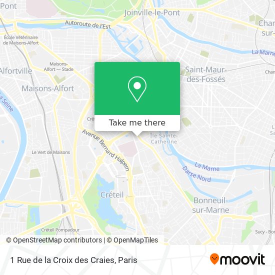 1 Rue de la Croix des Craies map
