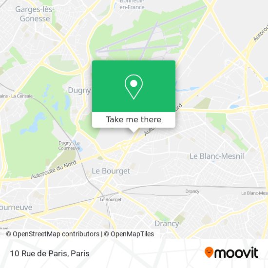 Mapa 10 Rue de Paris