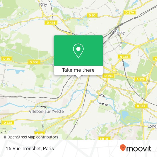 16 Rue Tronchet map