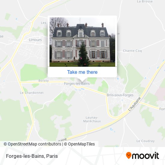 Forges-les-Bains map