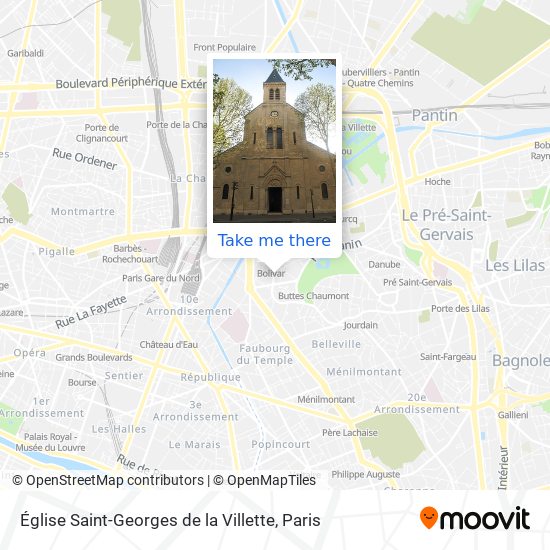 Église Saint-Georges de la Villette map