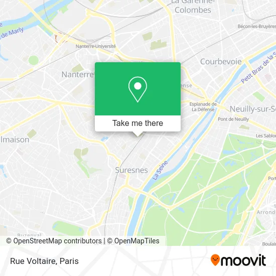 Rue Voltaire map