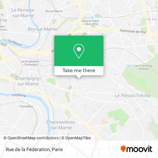 Rue de la Fédération map