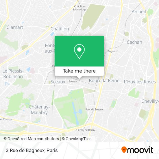 3 Rue de Bagneux map