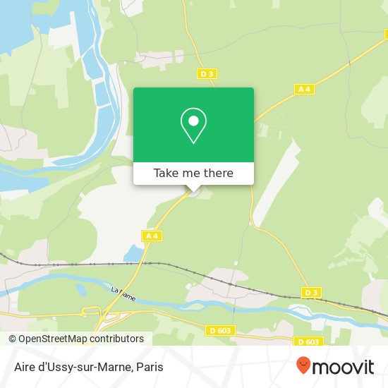 Aire d'Ussy-sur-Marne map