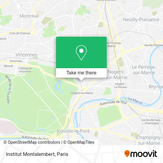 Institut Montalembert map
