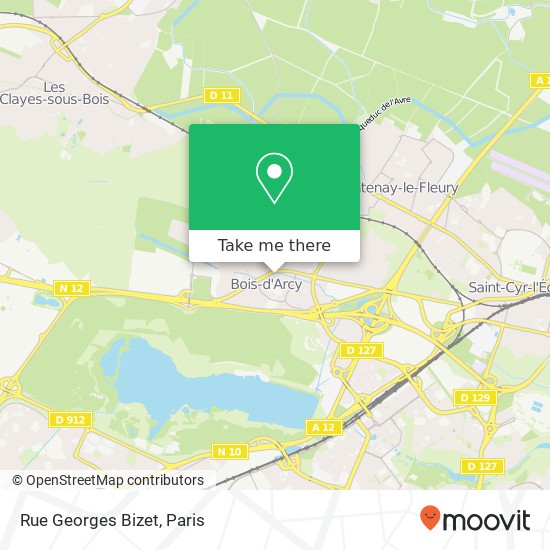 Rue Georges Bizet map
