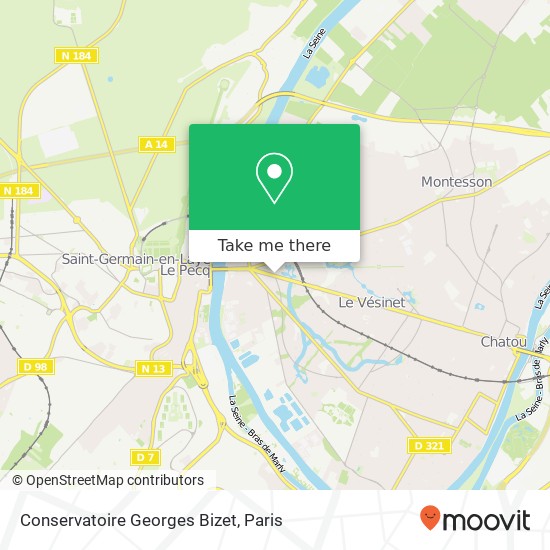 Conservatoire Georges Bizet map
