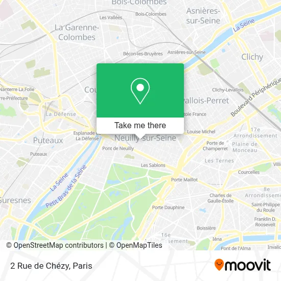 2 Rue de Chézy map