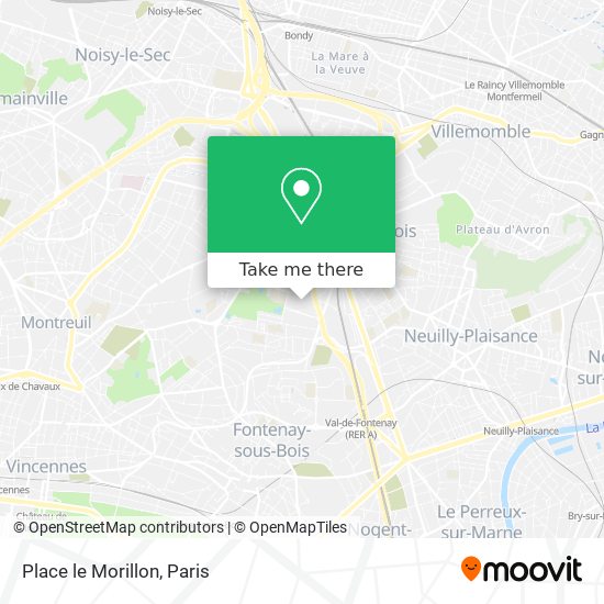 Place le Morillon map