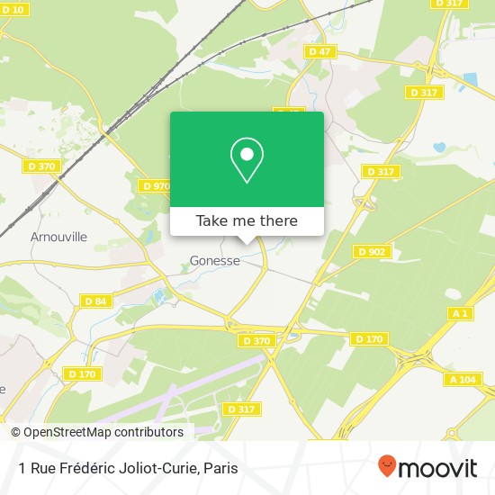 Mapa 1 Rue Frédéric Joliot-Curie