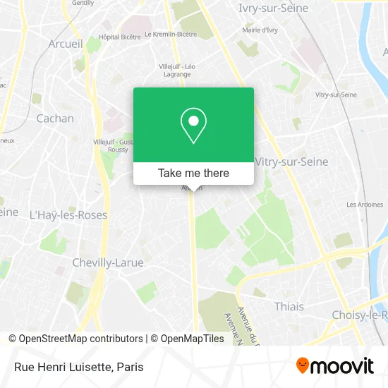 Rue Henri Luisette map