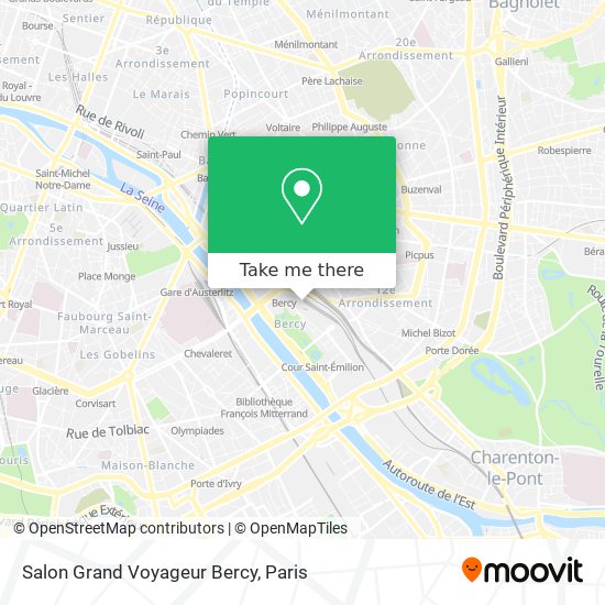 Salon Grand Voyageur Bercy map