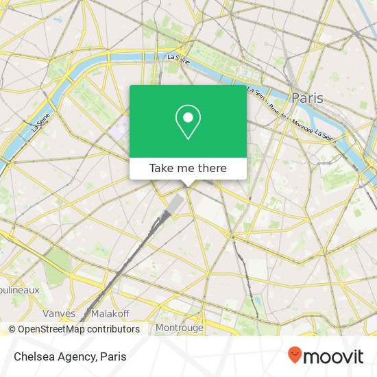 Chelsea Agency map