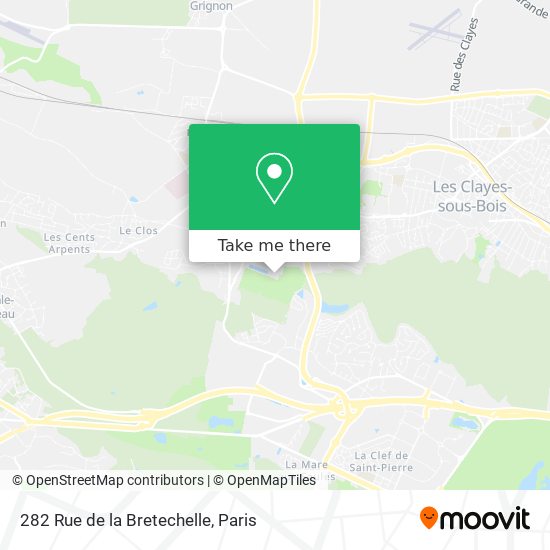 282 Rue de la Bretechelle map