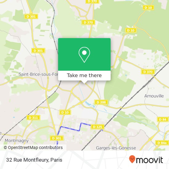 32 Rue Montfleury map