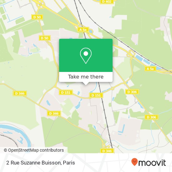 Mapa 2 Rue Suzanne Buisson