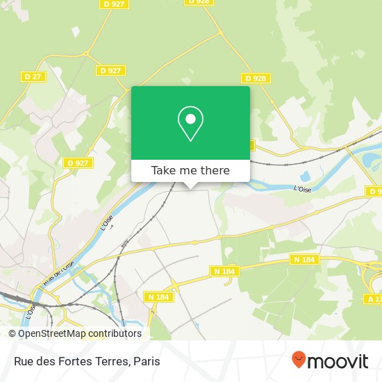 Rue des Fortes Terres map