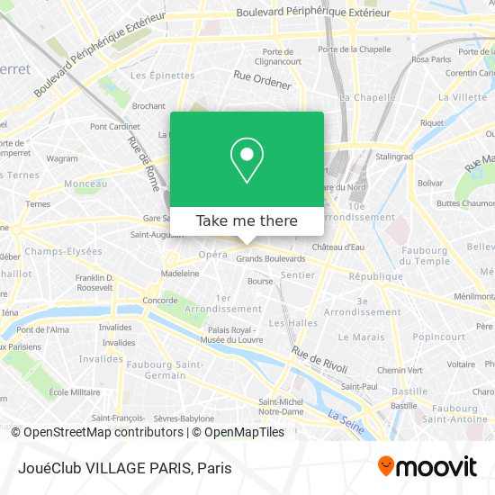JouéClub VILLAGE PARIS map