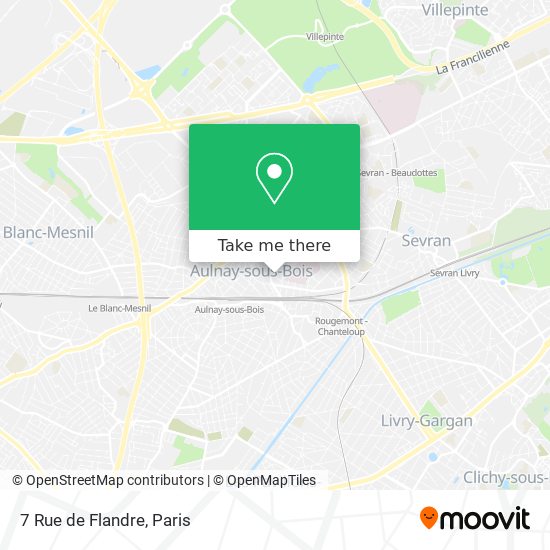 Mapa 7 Rue de Flandre