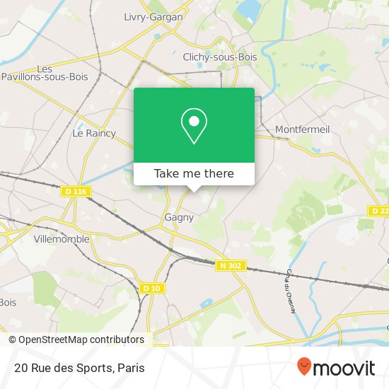 20 Rue des Sports map