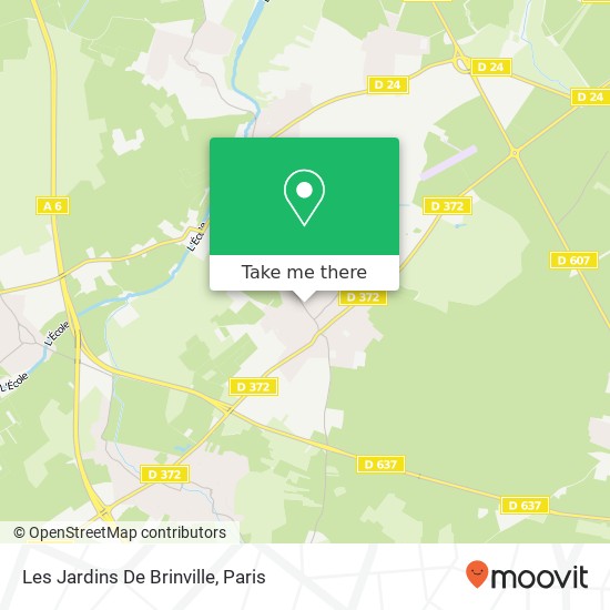 Les Jardins De Brinville map