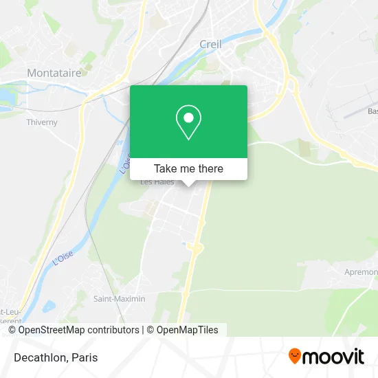 Decathlon map