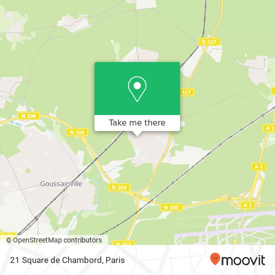 21 Square de Chambord map