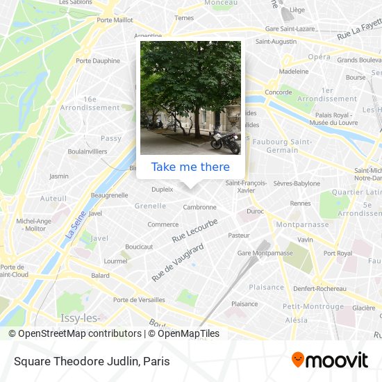 Square Theodore Judlin map